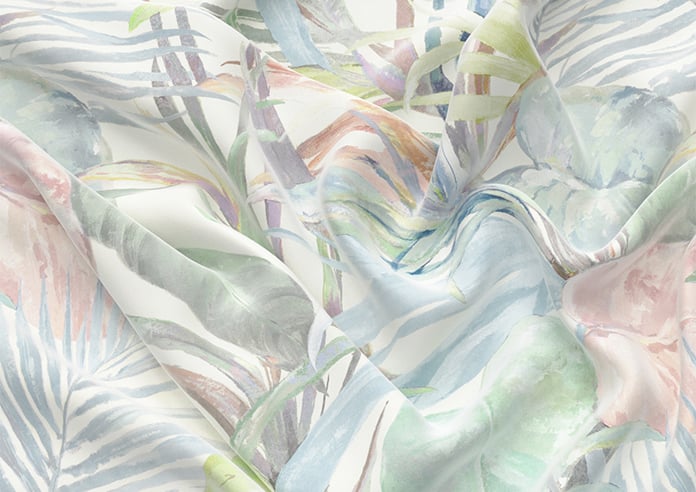 Los Angeles Velvet, Summer Breeze - Motorised Roman Blind - Image 4